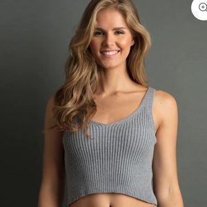 Ribbed Knit Tank Top Super Soft Ribbed Crop Top 0184
